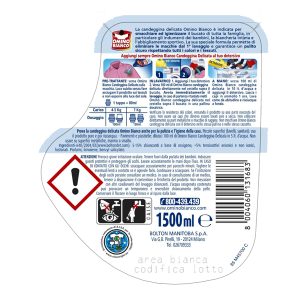 Candeggina delicata blu ocean - 2 L - Omino Bianco - immagine 2