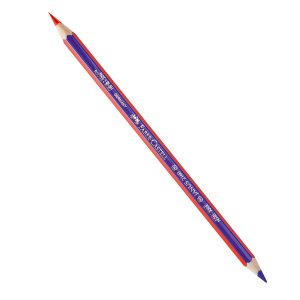 Matita bicolore sottile - rosso/blu - Faber Castell - immagine 1