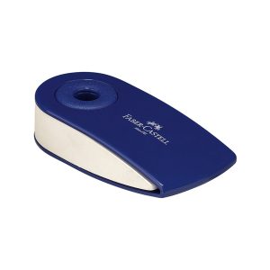 Gomma Sleeve Mini - 55x28x15mm - con custodia protettiva rossa e blu - Faber Castell - immagine 2