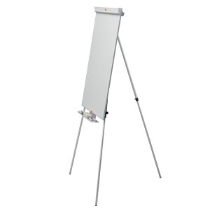 Lavagna portablocco Classic su treppiede - 100 x 67,5 cm - bianco - Nobo - immagine 2