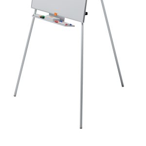 Lavagna portablocco Classic su treppiede - 100 x 67,5 cm - bianco - Nobo - immagine 3