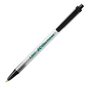 Penna a sfera a scatto ECOlutions - punta 1,0mm  - nero - punta 1,0mm - Bic - conf. 50 pezzi - immagine 2