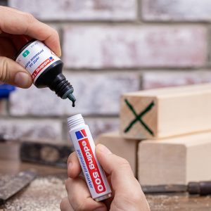 Ricarica Inchiostro per Marcatore Permanente - contenuto 30ml - nero - Edding - immagine 2