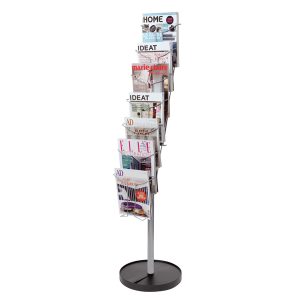 Espositore da terra - metallo - 7 tasche A4 - Alba - immagine 1