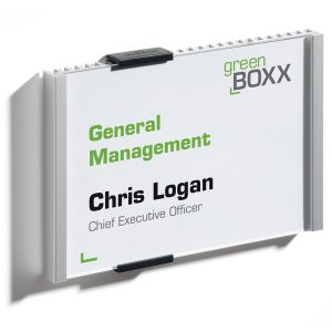 Targa per porte/pareti Info Sign - 14,9 x 10,6 cm - Durable - immagine 1