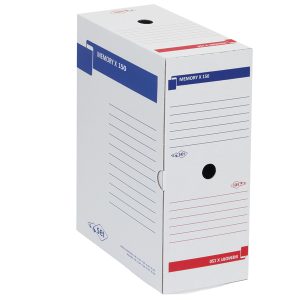 Scatola archivio Memory X150 - 25x35 cm - dorso 15 cm - bianco - Sei Rota - immagine 1
