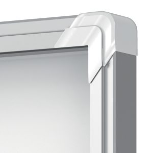 Bacheca per esterni - fondo magnetico bianco - 9 fogli A4 - verticale - Nobo - immagine 5