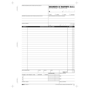 Blocco DDT - 33 fogli 3 copie autoricalcanti - 29,7 x 22cm - Edipro - immagine 3
