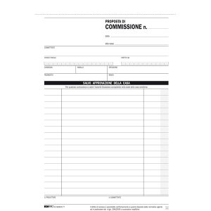 Blocco copia commissioni - 3 copie autoricalcanti - 23 x15 cm - 33 fogli - Edipro - immagine 3