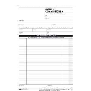 Blocco copia commissioni - 3 copie autoricalcanti - 23 x15 cm - 33 fogli - Edipro - immagine 5