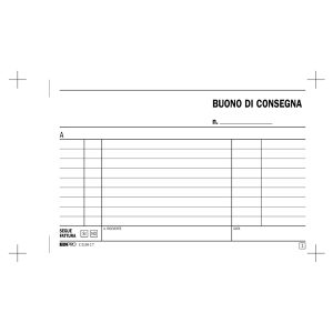 Blocco buoni consegna - 33 fogli 3 copie autoricalcanti - 10 x 17cm - Edipro - immagine 2
