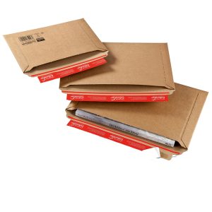 Busta in cartone CP 015 F Flute - formato C4+ (360x250 mm) - altezza massima 50 mm - ColomPac - immagine 1