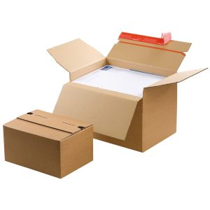 Scatola automontante CP 141 - A4+ - 30,4 x 21,6 cm - H variabile da 13 a 22 cm - ColomPac - immagine 1