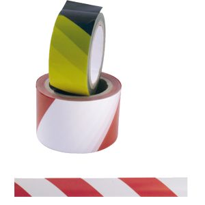 Nastro di sicurezza - adesivo - 5 cm x 25 m - rosso/bianco - Viva - immagine 1