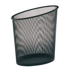 Cestino gettacarte Mesh - 18 L - rete metallica - nero - Alba - immagine 1