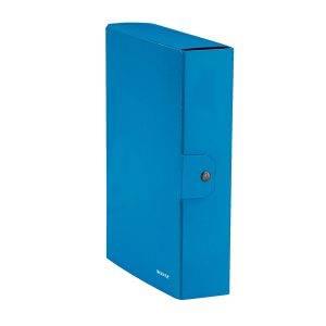 Scatola progetto WOW - dorso 8 cm - blu metallizzato - Leitz - immagine 1