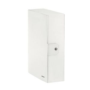 Scatola progetto WOW - dorso 10 cm - bianco metallizzato - Leitz - immagine 1