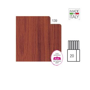 Rotolo Cartarivesto Rex Taco - lavabile - adesivo - 49 x 300 cm - legno scuro - Rex Sadoch - immagine 1