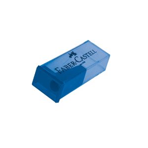 Temperamatite con contenitore - 1 foro - Faber Castell - conf. 25 pezzi - immagine 3