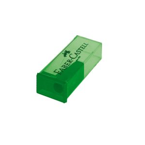 Temperamatite con contenitore - 1 foro - Faber Castell - conf. 25 pezzi - immagine 4