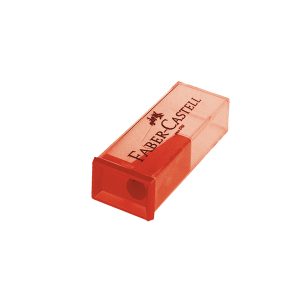 Temperamatite con contenitore - 1 foro - Faber Castell - conf. 25 pezzi - immagine 5