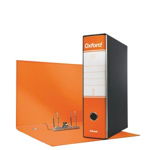 Registratore Oxford G85 - dorso 8 cm - protocollo 23x33 cm - arancione - Esselte - immagine 1