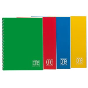 Maxiquaderno One Color - A4 - s/fori - 60 fogli - 80 gr - 1 rigo - spiralato - Blasetti - immagine 1