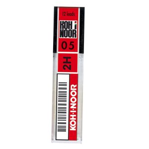 Micromine - mina 0,5mm - gradazione 2H - Koh.I.Noor - astuccio 12 mine - immagine 1