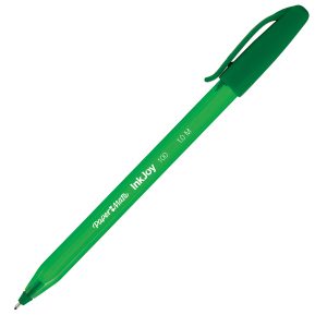 Penna a sfera con cappuccio Inkjoy 100 - punta 1,0mm  - verde - Papermate - immagine 1