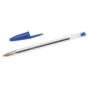 Penna a sfera Cristal - punta media 1,0mm - blu  - Bic - conf. 90+10 pezzi - immagine 2
