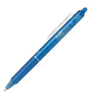 Penna a sfera a scatto Frixionball Clicker - punta 0,7mm - azzurro - Pilot - immagine 1