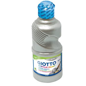Tempera pronta acrilica - 250ml - argento - Giotto - immagine 1