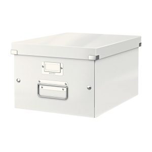 Scatola archivio Click & Store - 28,1x20x37cm (A4) - bianco - Leitz - immagine 1