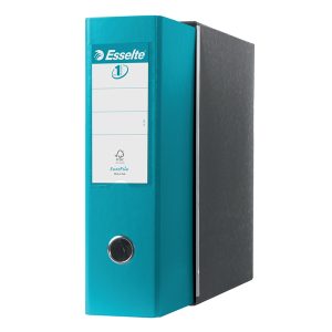 Registratore Eurofile G53 - dorso 8 cm - commerciale 23x30 cm - turchese - Esselte - immagine 2