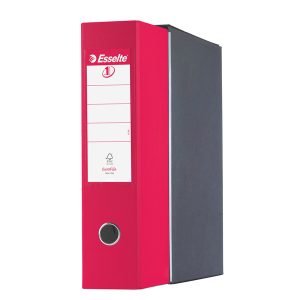 Registratore Eurofile G55 - dorso 8 cm - protocollo 23x33 cm - fucsia - Esselte - immagine 1