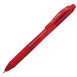 Roller a scatto Energel X BL107 - punta 0,7mm - rosso  - Pentel - immagine 1