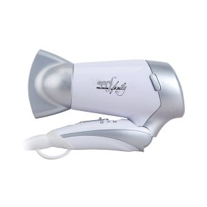 Asciugacapelli da viaggio Handy Style - 17x7x21,5 cm - 1200 W - 115/230 V - bianco/grigio - Melchioni - immagine 1
