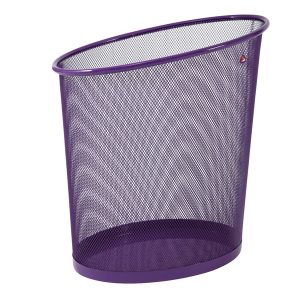 Cestino gettacarte Mesh - 18 L - rete metallica - viola - Alba - immagine 1