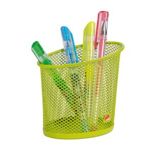 Portapenne Mesh - rete metallica - 10,5x7,3x10,3 cm - verde - Alba - immagine 1