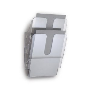 Display da parete Flexiplus - 2 tasche A4 - trasparente - Durable - immagine 1
