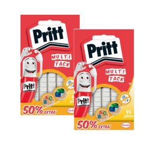 Gommini adesivi Multi-Tack - riutilizzabili - bianco - Pritt - conf. 95 pezzi - immagine 1