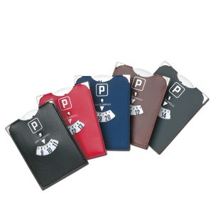 Disco Orario - similpelle - 12,7x10 cm - colori assortiti - Alplast - conf. 25 pezzi - immagine 1