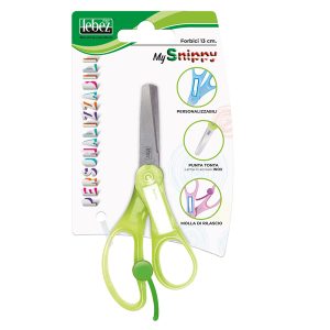 Forbice Snippy - personalizzabile - punta tonda - 13 cm - lama acciaio - colori assortiti - Lebez - immagine 2