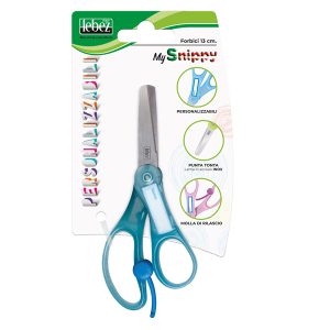 Forbice Snippy - personalizzabile - punta tonda - 13 cm - lama acciaio - colori assortiti - Lebez - immagine 3