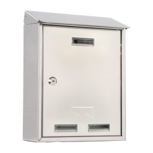 Cassetta postale Elios Steel - 35x45x15 cm - acciaio inox - Metalplus - immagine 1