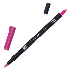 Pennarello Dual Brush N725 - rhoadamine red - Tombow - immagine 1