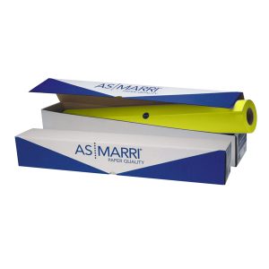 Carta J.90 8429 - per plotter inkjet - 914 mm x 50 mt - 100 gr - giallo fluo - As Marri - immagine 1