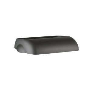 Coperchio per cestino gettacarte Soft Touch - 33,5x22,5x9 cm - 23 L - nero - Mar Plast - immagine 1