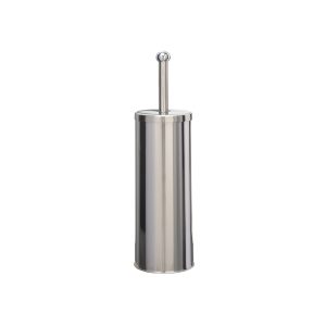 Portascopino Basic Metal - da terra - diametro 9,8 cm - altezza 38 cm - acciaio inox - Medial International - immagine 1