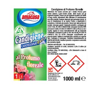 Candeggina igienizzante - profumo floreale - 1 L - Amacasa - immagine 2